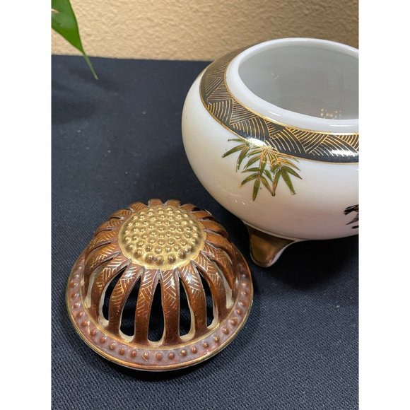 Vintage Japan Candsrea Hand Painted Incense Burner - Picture 7 of 14